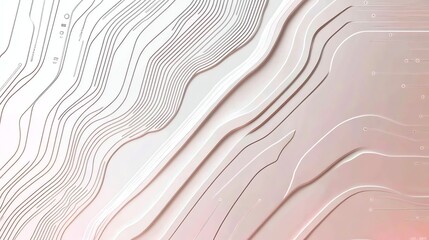 Poster - Abstract Lines and Curves Background with Subtle Color Gradient