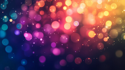 Wall Mural - blur colorful rainbow
