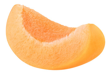 Wall Mural - a piece of fresh apricot fruit cut out