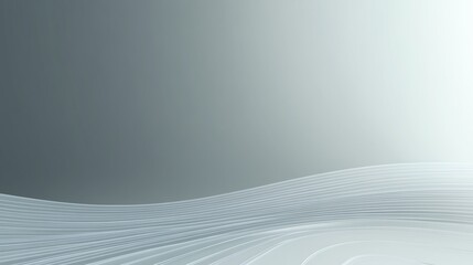 Poster - Abstract Wavy Lines on Gradient Background Creates Subtle Visual Texture