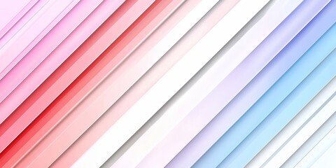 Poster - Colorful striped background with a white line in the middle. The background is made up of different colors, including pink, blue, and white