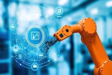 Poster - Advanced Manufacturing Concepts with IoT Sensors and Robotic Technology in a Modern Factory