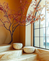 Poster - Create a Serene Self-Care Space With Minimalist Design and Natural Textures for Relaxation