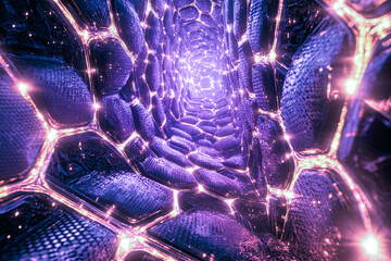 Poster - Glowing Energy Matrix Emerges From Deep Multidimensional Realms of Vibrant Plasma Currents