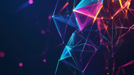 Wall Mural - glowing liquid hologram substance