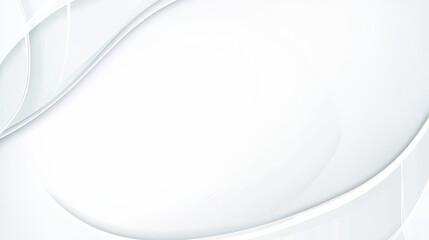 Poster - White background with a wavy line.