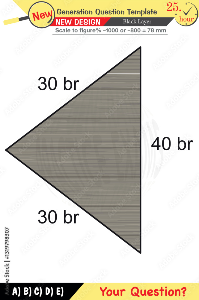 Math Question Layout mathematics, mathematical concepts, High school, middle school, exam ...