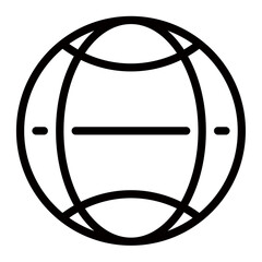 Poster - Global Connection Symbolized By A Stylized World Map, Conveying Unity And International Collaboration In A Bold, Minimalist Line Art Style