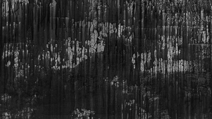 Aufkleber - A black and white photo of a burnt out forest with charred trees and blackened leaves. Scene is somber and melancholic, as the destruction of the forest is a reminder of the fragility of nature