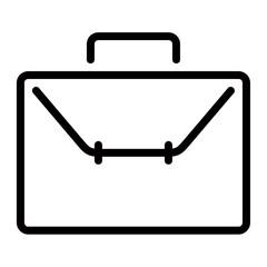 Poster - A Simple Yet Elegant Briefcase Representing A Successful Career Journey, Symbolizing Hard Work And Achievement With A Clean Line Art Style