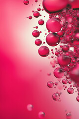 Wall Mural - Abstract pink bubbles background