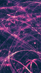 Fototapete - Black Abstract technology Illustration background