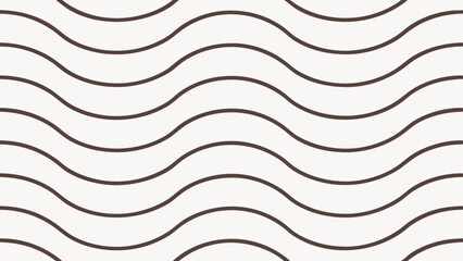 Poster - seamless pattern of wave lines design in modern style and abstract wavy shape background, vector illustration