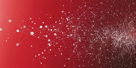 Fototapete - Black Abstract technology Illustration background