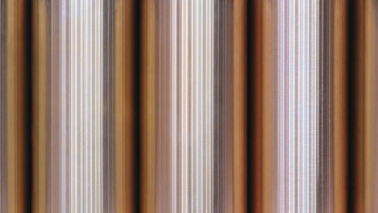 Aufkleber - Abstract textured background of vertical shiny metal cylinders