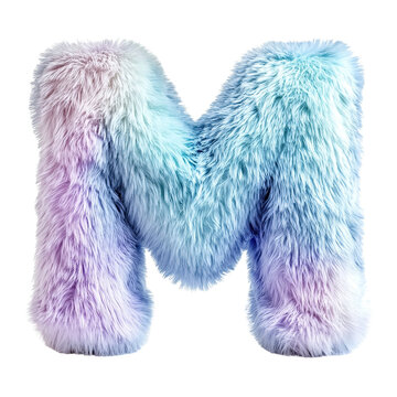 Fluffy furry alphabet 