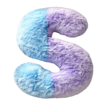 Fluffy furry alphabet 