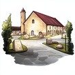 © snezhkin - Gotland Museum in Vector Style Upscaled 2