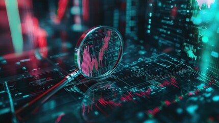 Poster - Analyzing Market Trends: A Magnifying Glass on Financial Data