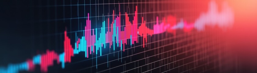 Poster - Analyzing data trends with graphs and charts in finance digital workspace infographic modern insightful