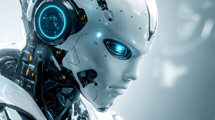 Poster - Robotics revolution ai-powered consulting for next-gen enterprises in a futuristic environment