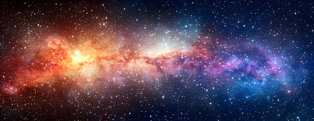 Cosmic nebula, space, stars, colorful galaxy, background