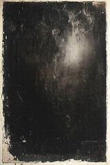 Poster - Abstract Dark Surface with Textured Black Finish
