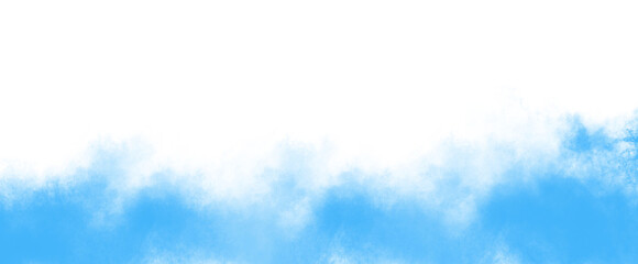 Wall Mural - png fog texture isolated on transparent background. border from smoke. design element. blue vector c