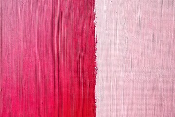 Poster - A canvas showcases shades of pink with visible brushstrokes adding depth and texture