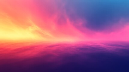 Wall Mural - Abstract Landscape Featuring Swirling Colors Of Light and Haze