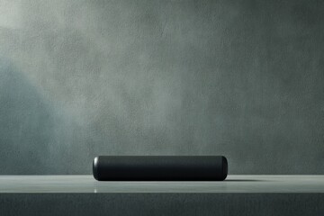 Aufkleber - Fitness roller positioned on clean flat surface showcasing minimalist design and ample negative space ideal for workout routines
