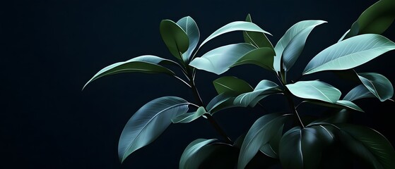 Poster - captivating foliage arrangement showcasing a rich lush and verdant display of leaves and plant eleme
