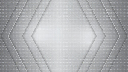 Leinwandbilder - Abstract technology white gray background Hi-tech communication concept, technology, digital business, innovation, science fiction scene vector illustration with copy-space.