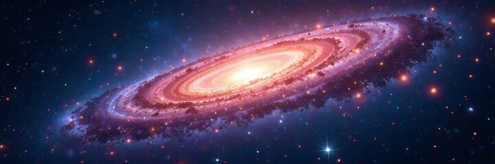 stunning image of andromeda galaxy surrounded by stars and nebulae, stars, celestial, cosmos