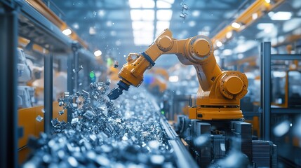 Poster - A closed-loop manufacturing automation system recycling materials in real time.