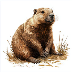 brown beaver