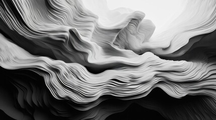 Leinwandbilder - Minimalist white background with subtle layers and an airy abstract business feel.