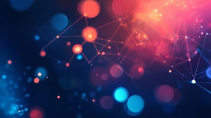 Aufkleber - Abstract design for LinkedIn banner featuring tech HR elements, Full HD, 32k Resolution