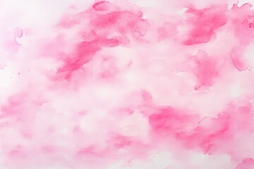 Poster - Soft Pink Watercolor Background with Chaotic Brush Strokes Ideal for Creative Projects and Artistic Designs