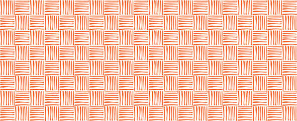 orange pattern background square line hand drawing