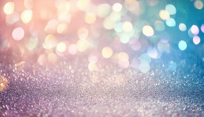 sparkle pastel glitter bokeh background colorful rainbow texture unfocused water droplet wallpaper shiny snow pattern backdrop