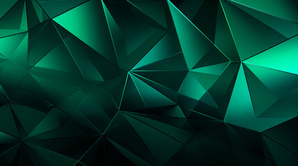 Wall Mural - abstract crystal background in light green colors with refracting of light and highlights on the fac