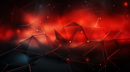 Wall Mural - Light Red polygonal background. Creative illustration in halftone style with gradient.