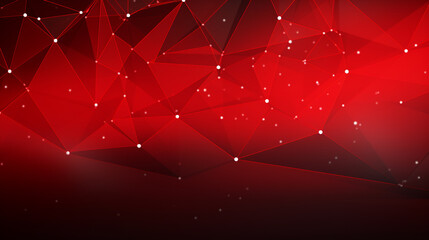 Wall Mural - Light Red polygonal background. Creative illustration in halftone style with gradient.