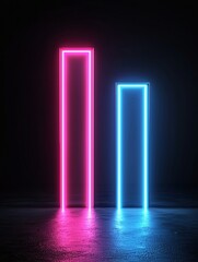 Poster - holographic 3d podium, futuristic digital display, iridescent reflections, sci-fi lighting, cutting-