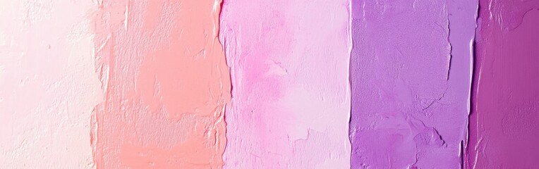 Poster - Pastel lavender and pink color transitions blend harmoniously on a textured canvas