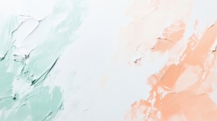 Poster - Minimalist white canvas with faint pencil lines and soft color textures showcases subtle artistic expression