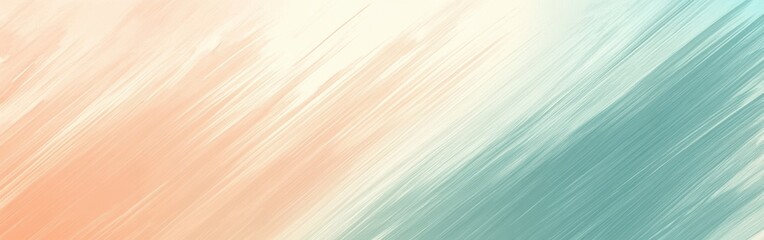 Poster - Minimalist pencil strokes create a serene gradient in muted pastel colors reflecting calmness and simplicity