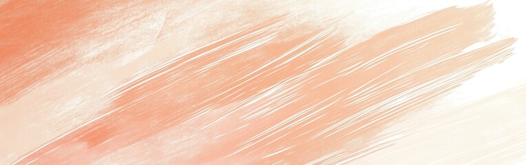 Poster - Muted peach pencil strokes create a calming gradient effect in a minimalist design suitable for various artistic applications