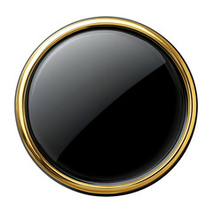 Wall Mural - button, on transparent background